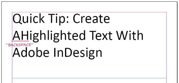 How To Highlight Text In InDesign